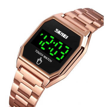 SKMEI 1679 fashion binary led wrist watches men 30 meters waterproof oem logo watch